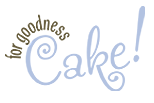 for goodness cake logo